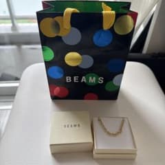 BEAMS ゴールドカラー チェーンブレスレットのサムネイル