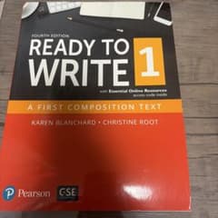 READY TO WRITE 1 FOURTH EDITION 英語 教科書のサムネイル