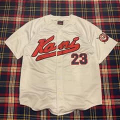 KANI SPORTS カナイ スポーツ ベースボールシャツ レア 美品 KANI SPORTS カールカナイ ベースボールゲームシャツ - メルカリ