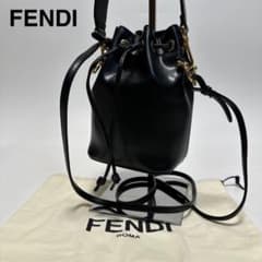s30【極美品】保存袋付　フェンディミニモントレゾール　黒　2wayショルダー. u72【極美品】保存袋付 フェンディ ミニモントレゾール 黒 2way