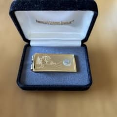 エルメス 太陽 マネークリップ ヴィンテージ HERMES シルバー ゴールド