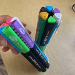 artline BLOX 6本セット　マーカー/ボールペン/消ゴム/シャープペンのサムネイル