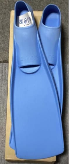 新品　ガル　Gull warp フィン XLサイズ （サックス/オレンジカラーのサムネイル