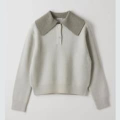 Steven Alan ウール ナイロン 2ボタン ニット グレー - メルカリ