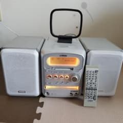 Victor ミニコンポ UX-KX1-H ラジカセ CD MD カセットラジオのサムネイル