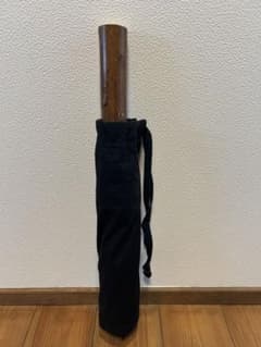 【美品希少品】Y's ワイズ　ヨウジヤマモト　桜木ハンドル 雨晴兼用折りたたみ傘 美品希少品】Y's ワイズ ヨウジヤマモト 桜木ハンドル 雨晴兼用