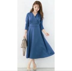 ワンピース カシュクール ポンチ素材 Liala×PG Mサイズ☆*:.。のサムネイル