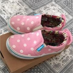 VANS スリッポン 17㎝ 女の子 ドットのサムネイル