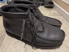 ブラックレザーブーツ 9.5 USサイズのサムネイル