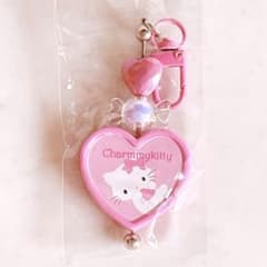入手困難‼️チャーミーキティ♥️ハート型キーホルダー♡レトロ レア♪美品 ♡チャーミーキティ キーホルダー♡ - メルカリ