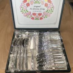 未使用】LUCKYWOOD ／ラッキーウッド カトラリー （23本セット