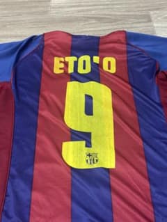 FC Barcelona 背番号9番ETO'O サッカーレプリカユニフォーム - メルカリ