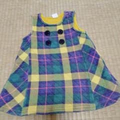moujonjon チェック柄 キルティング ワンピースのサムネイル