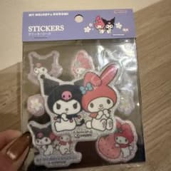 【正規品】グリッターシール マイメロディ & クロミ ステッカーセットのサムネイル