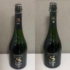 【貴重】空瓶　Salon 1997 & Krug 1988 シャンパンセット SALON シャンパン ブラン・ド・ブランド 空瓶 2004年 1997年 - メルカリ