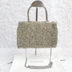 美品✨アンテプリマ JAL限定 ワイヤーバッグ ミニバッグ フィオーリ