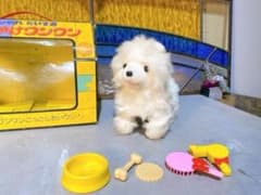 おでかけワンワン 野村トーイ スピッツ 犬 ぬいぐるみ 本体 昭和レトロ
