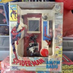 Brand new, unopened SPIDER-MAN AM/FM RADIO Vintage