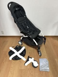 BABYZENYOYO2の6＋ 荷物バック 車輪 レインカバー付き - メルカリ