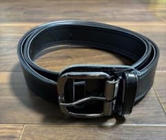 【美品】野球 ベルト ブラック 黒 ユニフォーム用 1回使用 高校野球 草野球のサムネイル