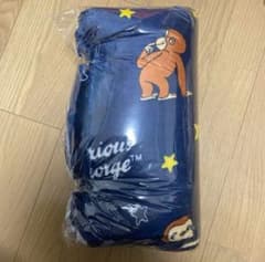 おさるのジョージ　大判ブランケット　ネイビーのサムネイル