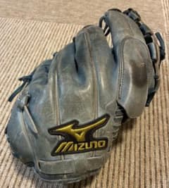 即戦力 ミズノ 野球 硬式 ピッチャーグローブ ブルー 男性使用 1/18取