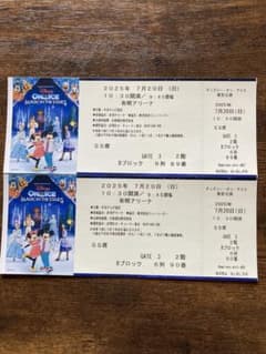 2025年7月20日 有明 ディズニー・オン・アイス SS席 2枚 - メルカリ