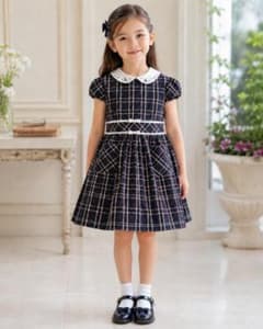 Art letter アートレター チェック柄　ワンピース 120cmサイズのサムネイル