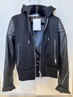 ジバンシー希少サイズ34XSブラックレザーライダースタグ付き美品 