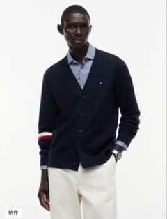 TOMMY HILFIGER カーディガン ネイビー Sサイズのサムネイル