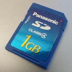 Panasonic SDカード 1GB Class 4
