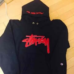 stussy champion コラボ パーカー ステューシーのサムネイル