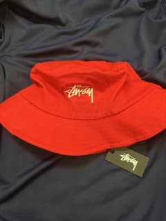 Stussy バケットハット レッドのサムネイル