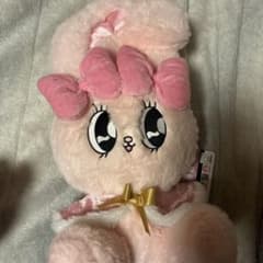 エスターバニー　ウィンターケープBIGぬいぐるみ　ピンク