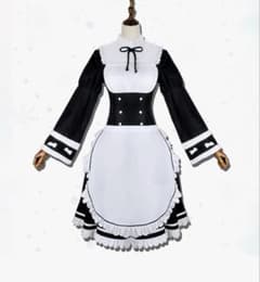 リゼロ レム コスプレ衣装 ウィッグ付き 冬 夏のサムネイル