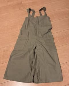 オリーブグリーン ショートオーバーオールのサムネイル
