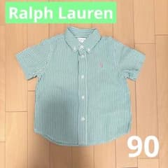ラルフローレン　半袖ストライプシャツ　90cmのサムネイル