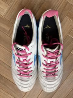 Mizuno Morelia サッカーシューズ ホワイト/ブルー/ピンクのサムネイル