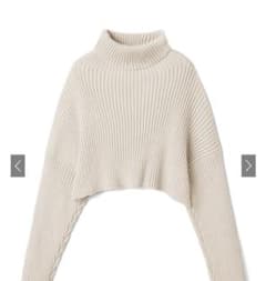 GRL グレイル タートルネッククロップド丈ニットトップス[mb1395]のサムネイル