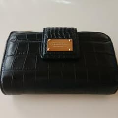 二つ折り財布クロコ型押しのサムネイル