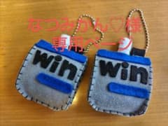 なつみかん♡様専用ページ WINゼリーフェルトお守り - メルカリ
