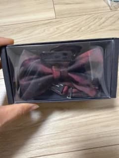 メンズ 蝶ネクタイ ボルドー系 箱付きのサムネイル