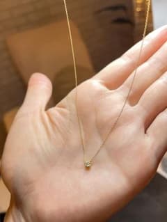 AHKAH 一粒ダイヤ 0.05ct K18 ネックレスのサムネイル