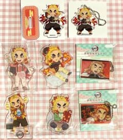 Demon Slayer: Kimetsu no Yaiba Kyojuro Rengoku Acrylic Stand White Day Handmade Total Concentration Exhibition