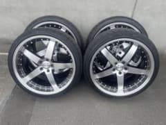 [美品] ガリキズなし‼️ロクサニー　グラスターファイブ　245/35R21 美品] ガリキズなし‼️ロクサニー グラスターファイブ 245/35R21