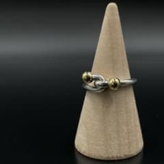 オールド ティファニー フックアンドアイ リング 指輪 シルバー 18K 