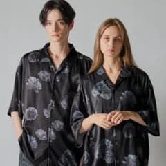 【CLEL】 花柄 半袖シャツ L（24時間限定値下げ）のサムネイル