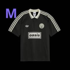 adidas oasis ツアージャカートジャージ 黒 Mサイズ adidas Originals × Oasis ツアー ジャカード ジャージ