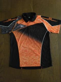 ☆の様専用☆Mizuno ポロシャツ オレンジ/黒のサムネイル