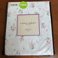 LAURA ASHLEY ローラアシュレイ シングル サイズ 3点シーツセット
